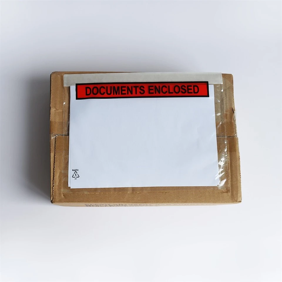 packing slip pouch